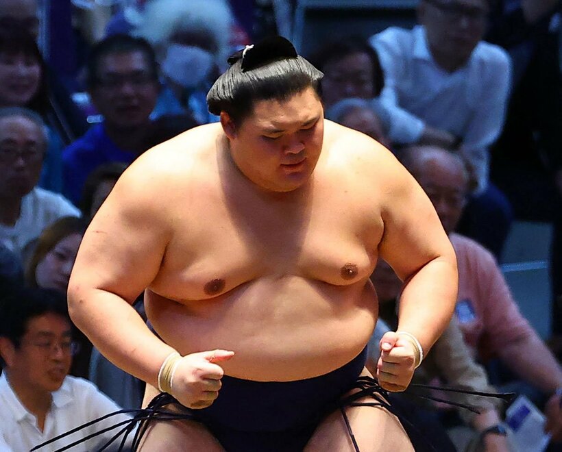 ２勝目を挙げた大の里