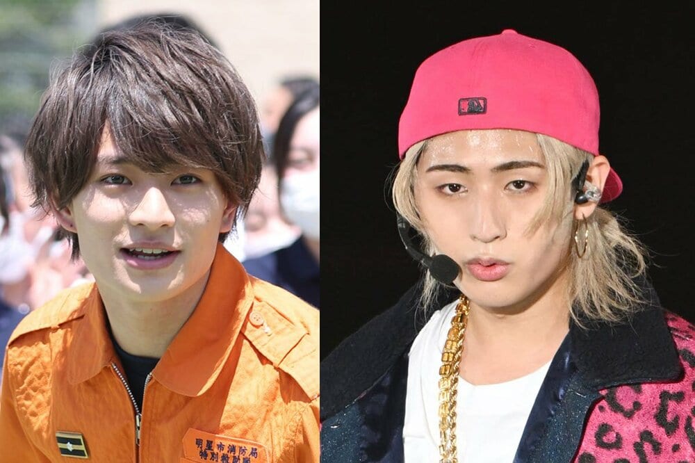 浮所飛貴(左)と猪狩蒼弥