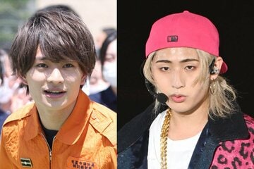 浮所飛貴（左）と猪狩蒼弥