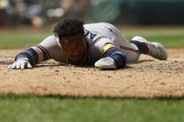 ４打点の活躍だったオジー・アルビー内野手（ロイター）