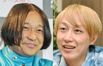  左から永野、お見送り芸人しんいち（東スポWeb）