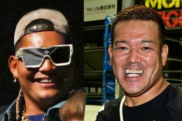 ＳＡＴＯＲＵ（左）とアンディ南野