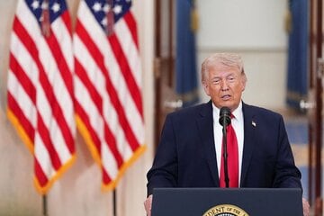 なおもイランとの戦争を継続するトランプ米大統領（ロイター）