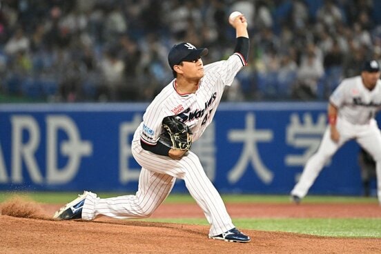 6回からの2イニングを無失点で切り抜けたヤクルト・高橋奎二