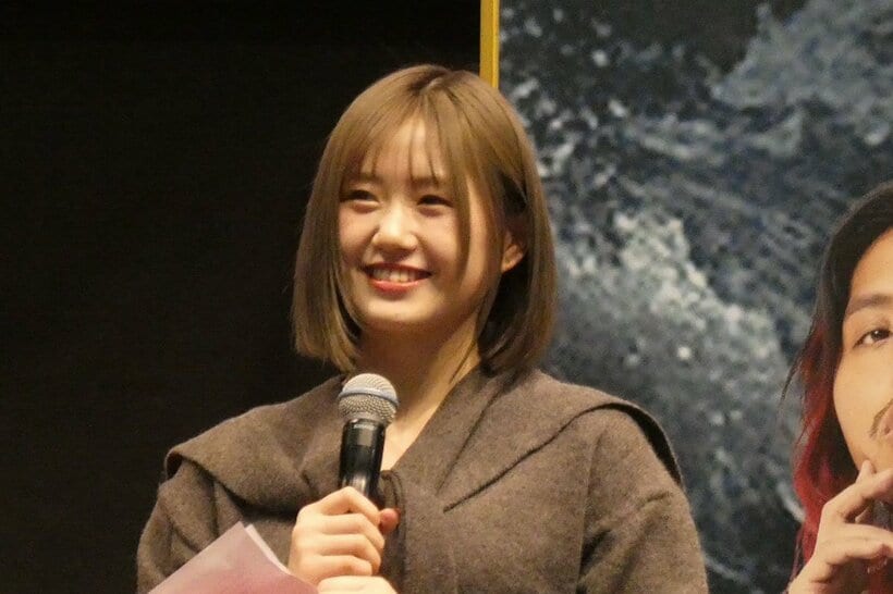 トークショーに出席した野田彩加
