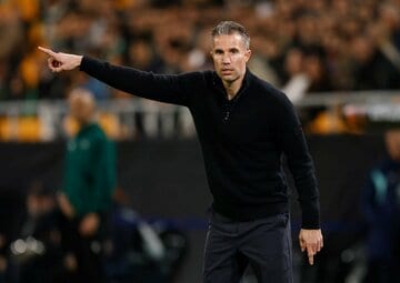 自身も名ストライカーだったファンペルシ監督（ロイター）