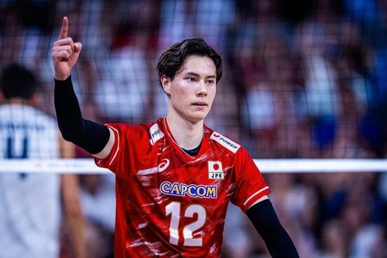 26得点を挙げた高橋藍（Volleyball World提供）