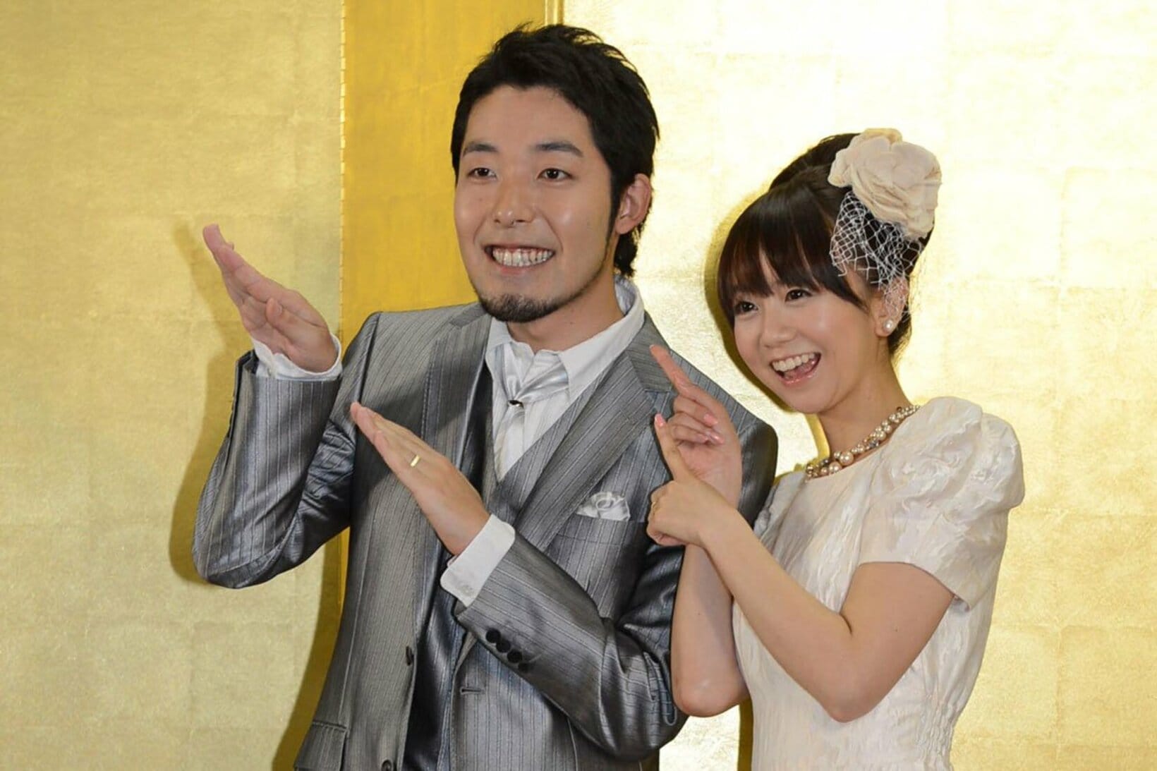 オリエンタルラジオ・中田敦彦、福田萌入籍会見（2012年）
