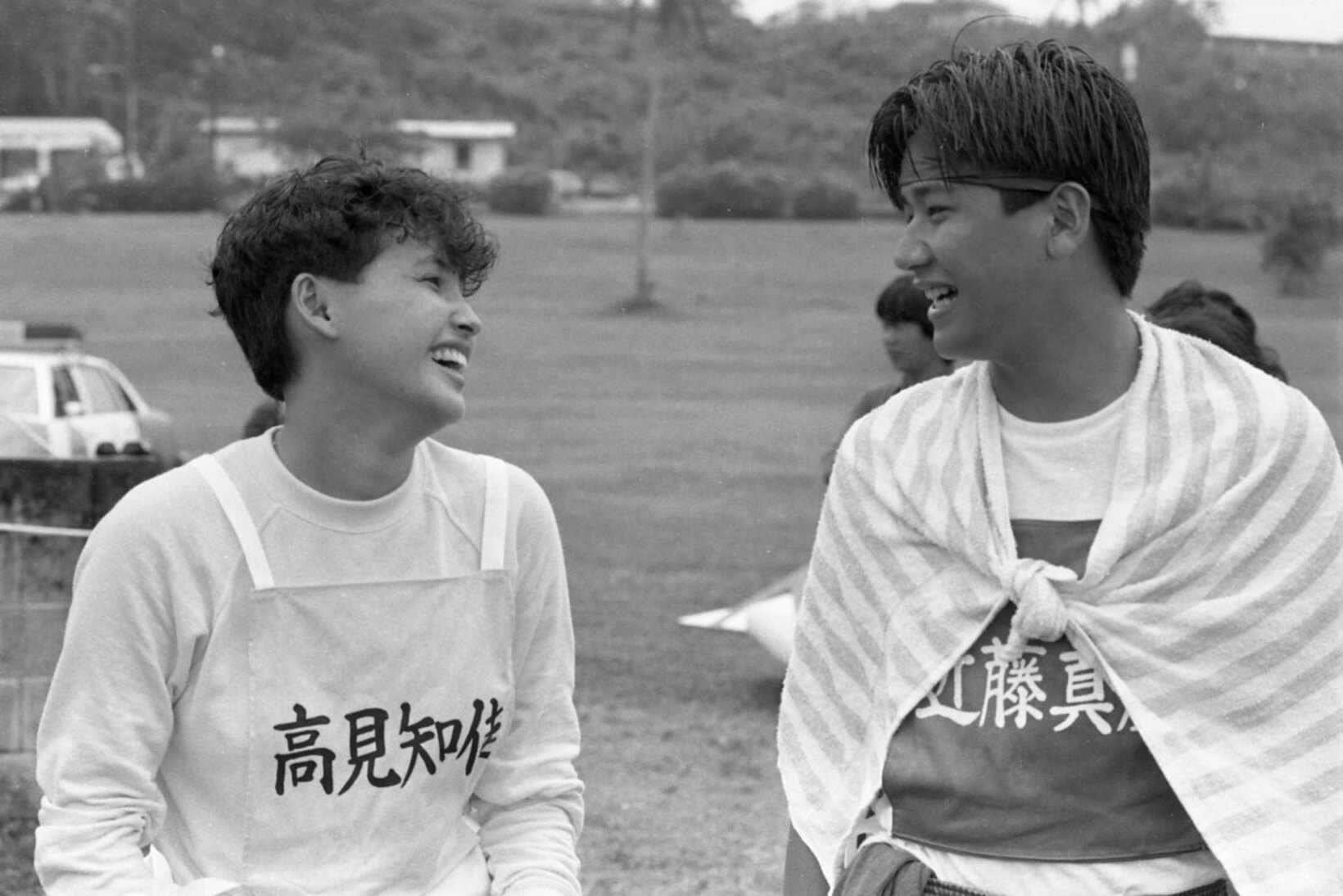 近藤真彦と談笑する高見知佳さん