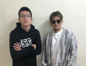  激論を交わした青木（左）と皇治（東スポWeb）