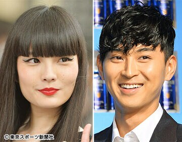  結婚した松田翔太（右）と秋元梢