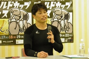 若々しい走りで決勝進出を決めた岩本俊介