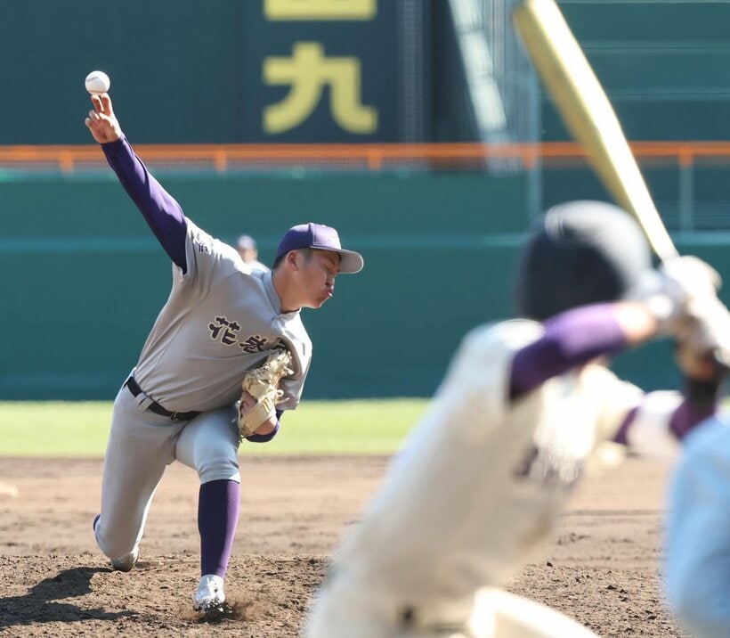 ７回を１失点に抑えた花巻東の金野快