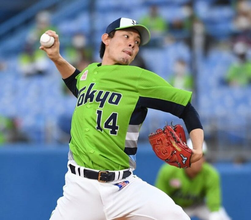  粘投を見せたヤクルト・高梨