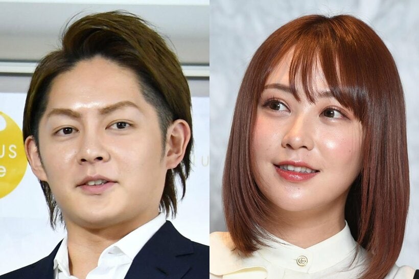 電撃結婚を発表した三崎柊太氏(左)とてんちむ