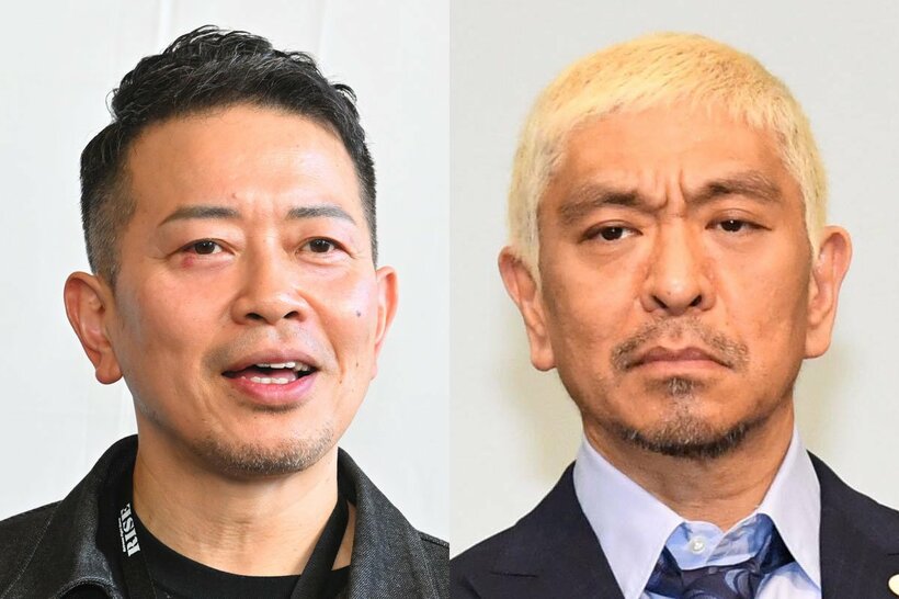 宮迫博之(左)と松本人志