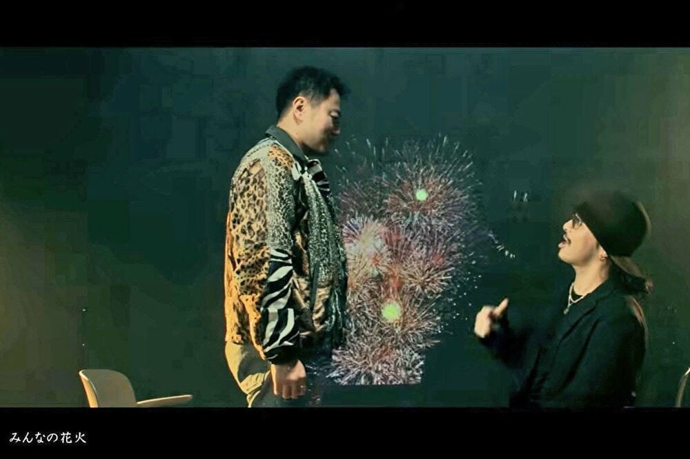 WARSAN(右)のMVに出演した遠藤要(Relate Style RECORDのYouTubeチャンネルから)