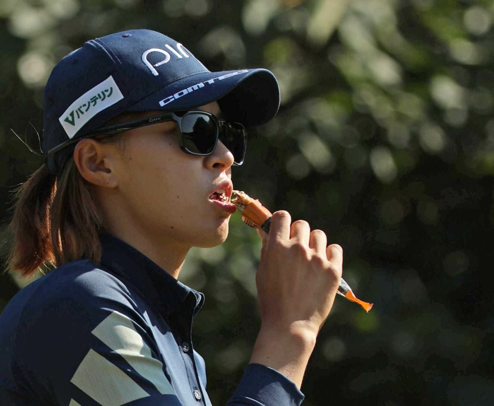 渋野日向子のもぐもぐタイム