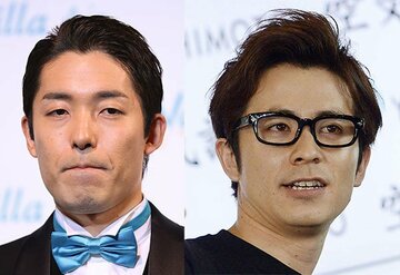  オリエンタルラジオの中田（左）と藤森