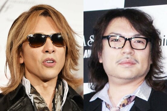 YOSHIKI(左)とLUNA SEAの真矢