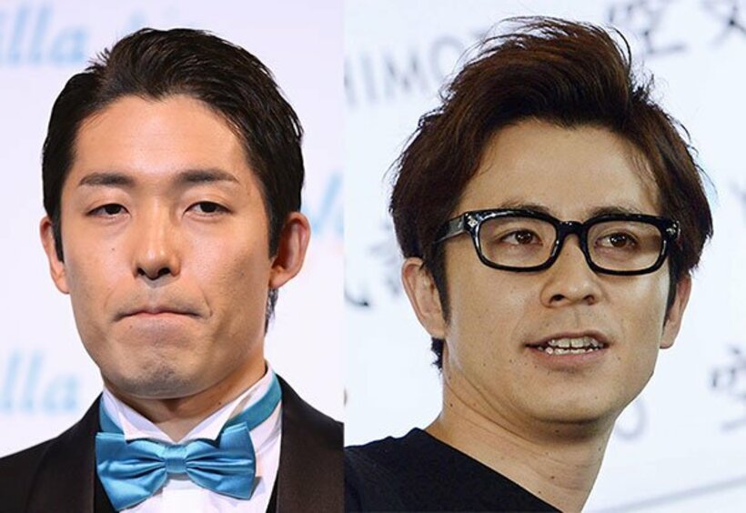  オリエンタルラジオの中田（左）と藤森