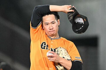 ４敗目を喫した巨人・井上温大