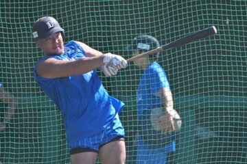 三軍で調整中の西武・山川穂高