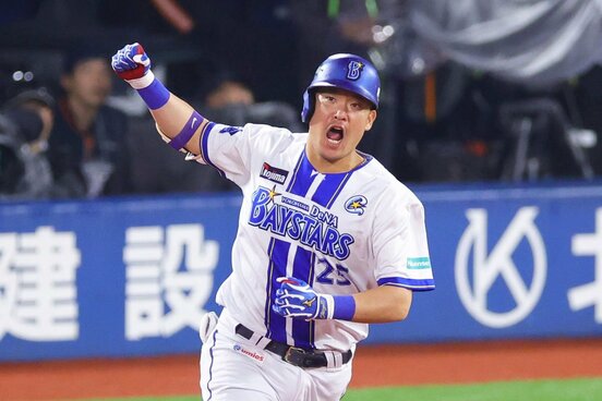 第2戦でホームランを放った筒香嘉智