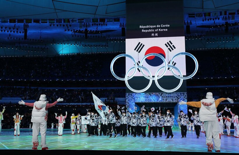  韓国選手団（東スポWeb）