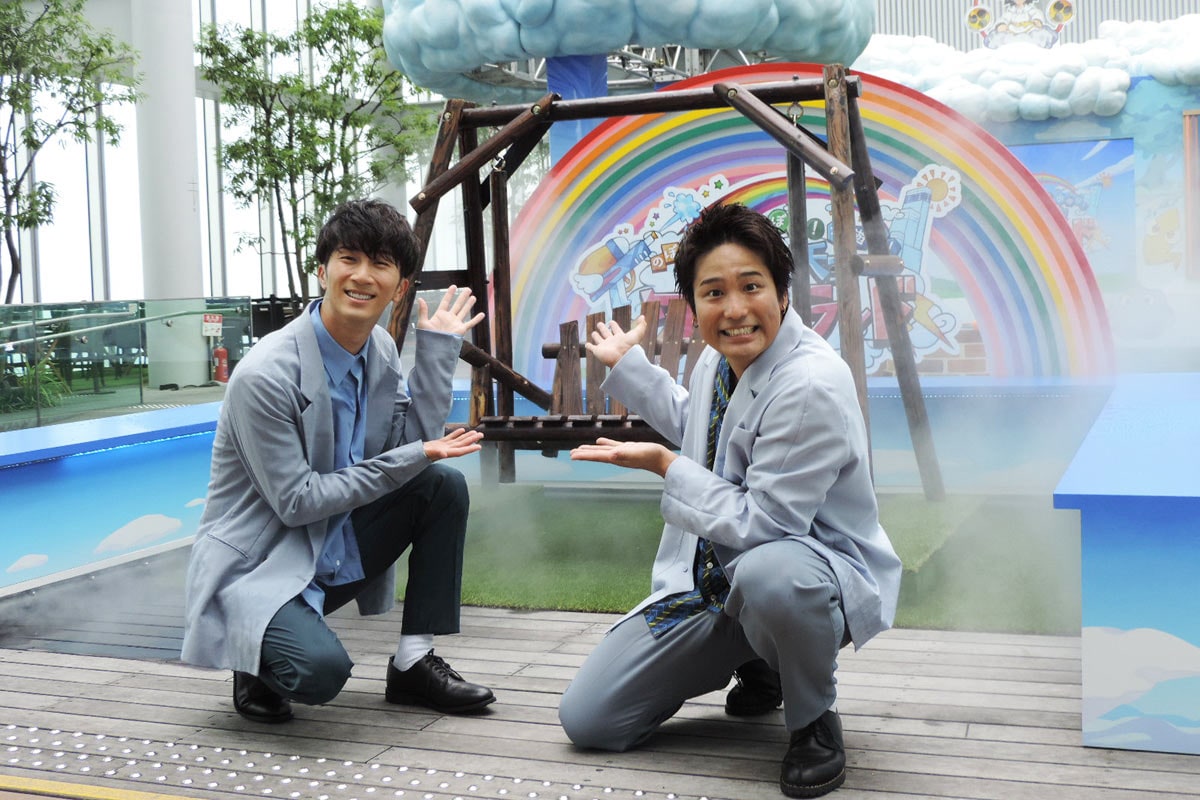 ジャニーズWEST」濵田崇裕＆桐山照史 水鉄砲シューティングで