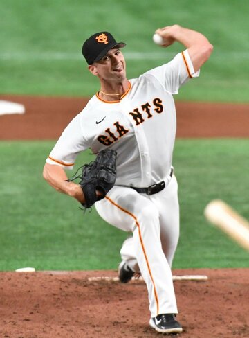 楽天戦に登板したグリフィン
