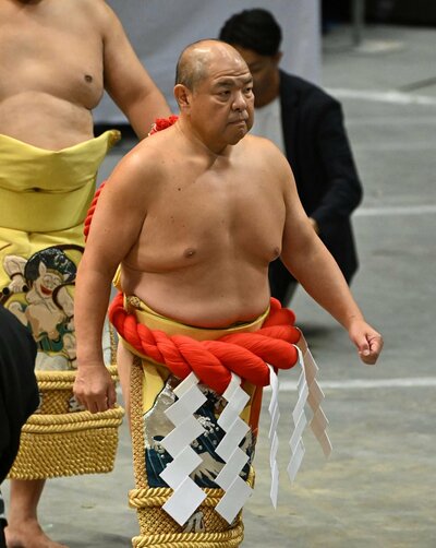 写真：【大相撲】八角理事長が還暦土俵入り 北の富士氏の近況明かす