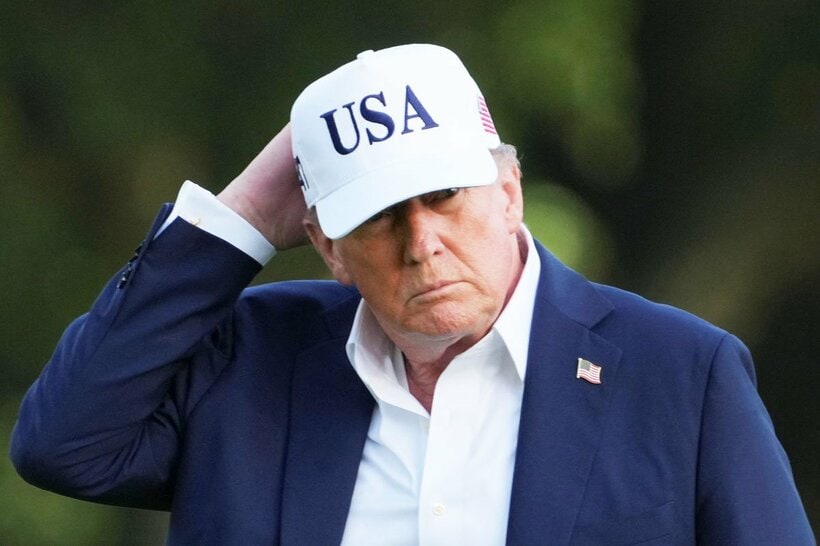 〝エプスタイン島〟への訪問を疑われていたトランプ米大統領（ロイター）