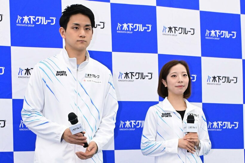 ミラノ五輪で優勝した三浦璃来と木原龍一