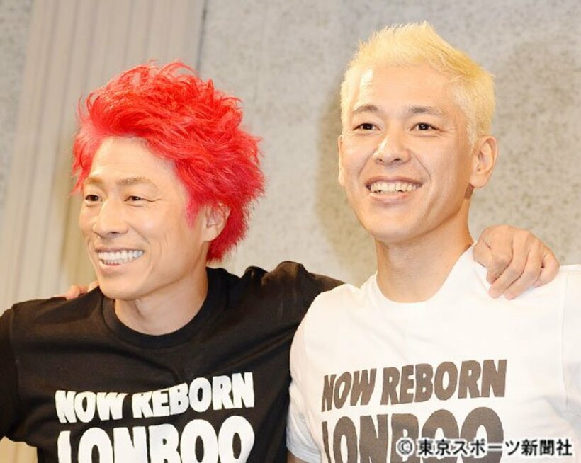  田村淳（左）と田村亮