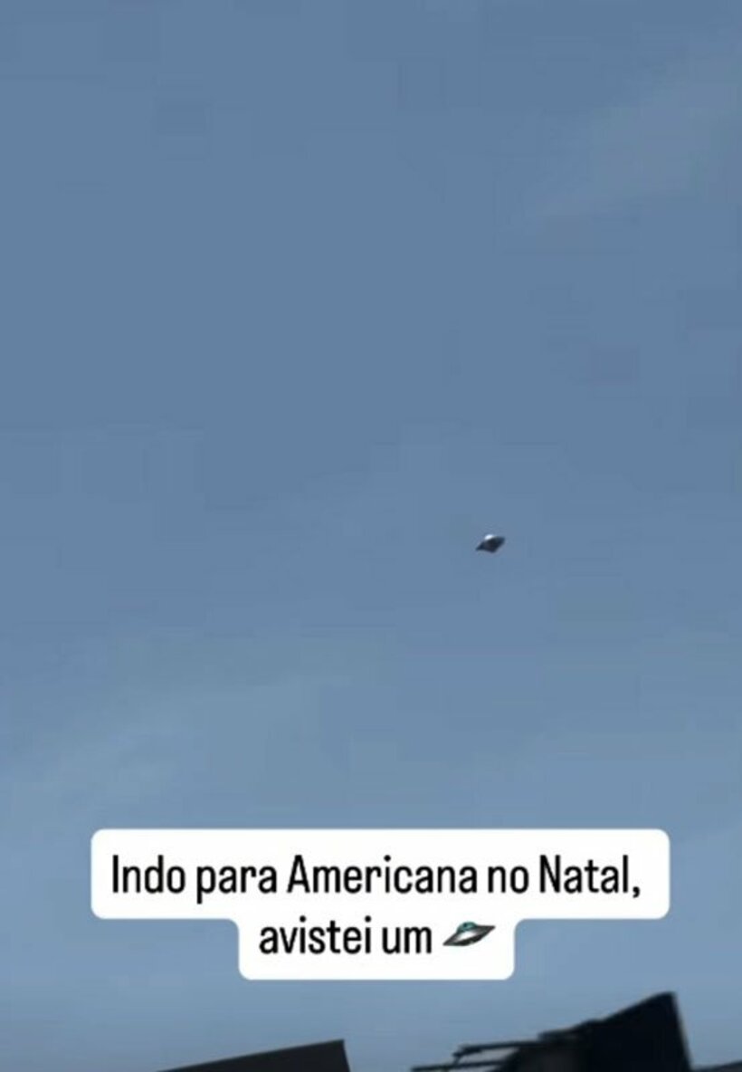 ブラジルで撮影されたUFO（インスタグラム@michelli.azumaから）