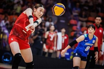 攻守で躍動した石川真佑（Volleyball World提供）