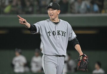 今季初勝利を挙げた巨人・戸郷。〝燕キラー〟が復活した