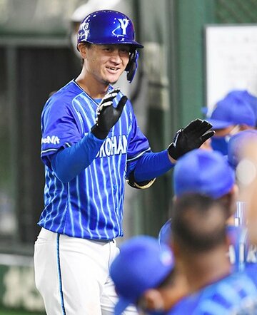  ５回、ソロホームランを放った大和