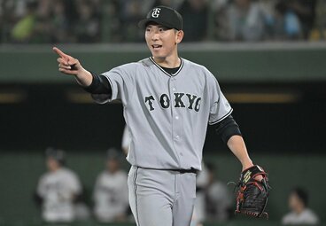 今季初勝利を挙げた巨人・戸郷。〝燕キラー〟が復活した