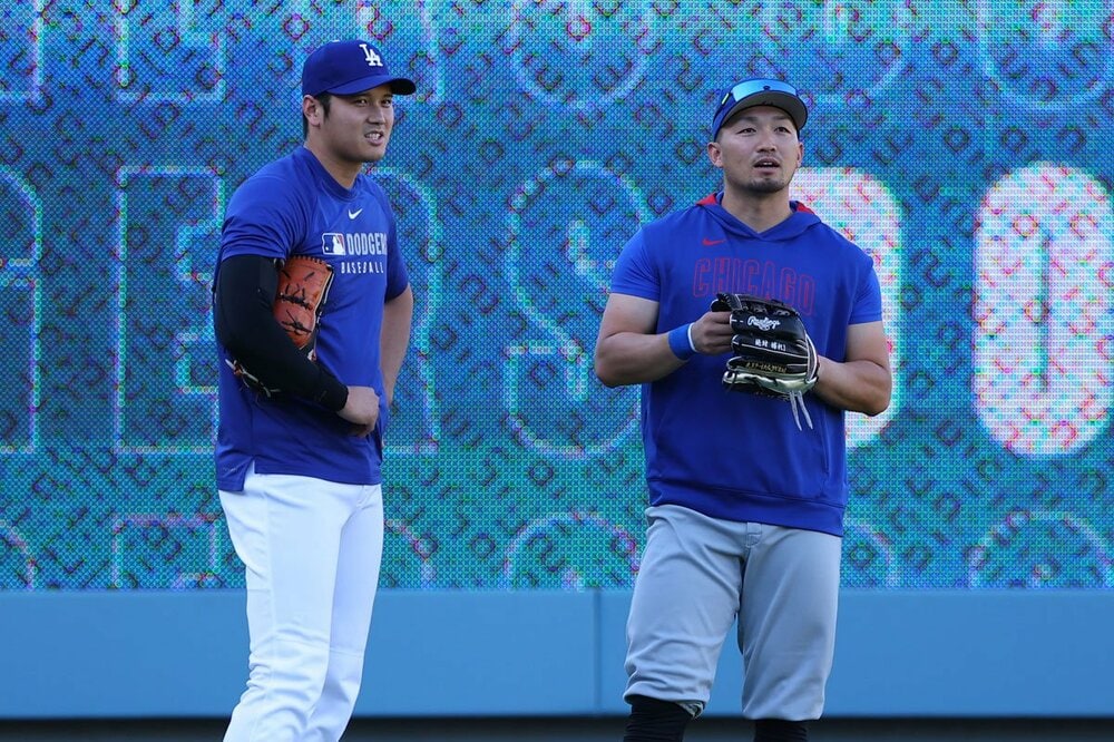 侍ジャパンでは大谷翔平(左)、鈴木誠也ともチームメイトとなる