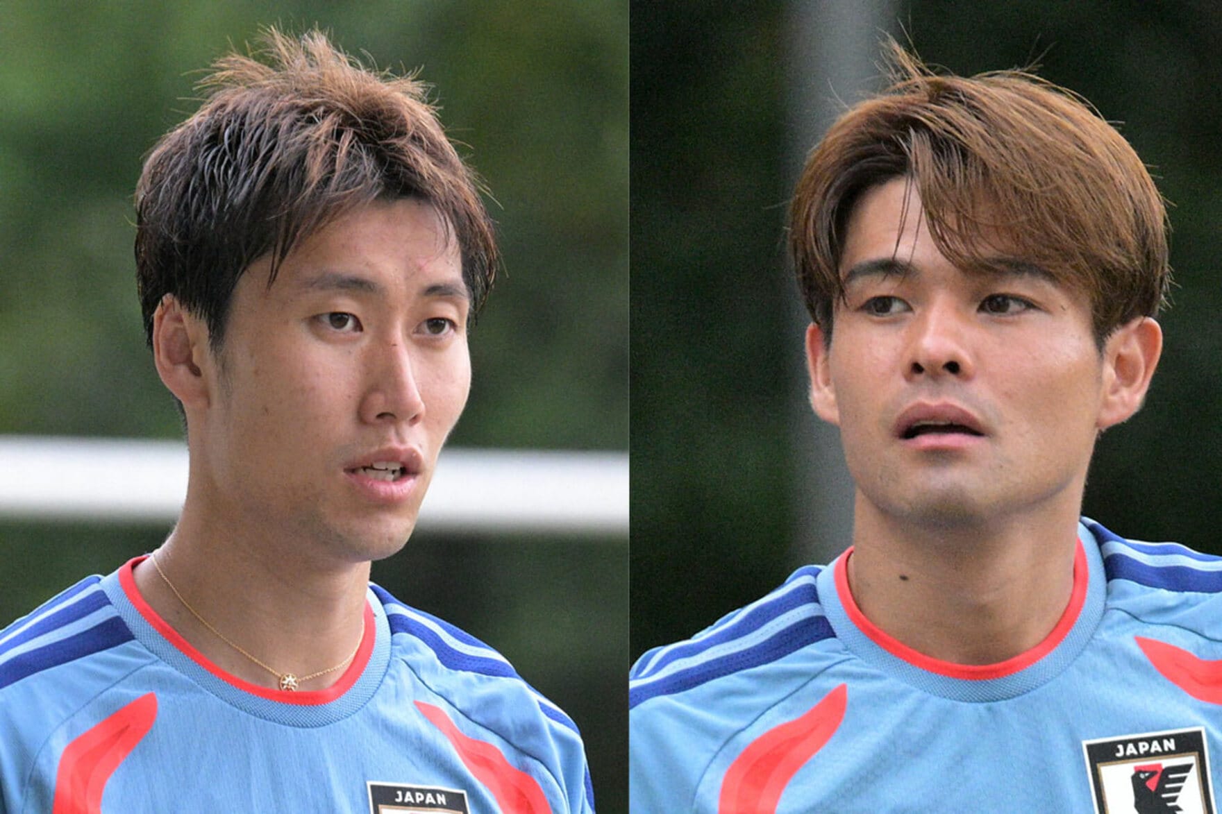 鎌田大地（左）と佐野海舟