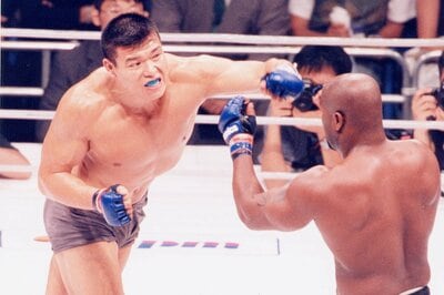 PRIDE.6チケット半券小川直也vsゲーリー・グッドリッジ 写真：〝元暴走王〟小川直也氏 PRIDE初参戦でモメた真相を告白「オレの