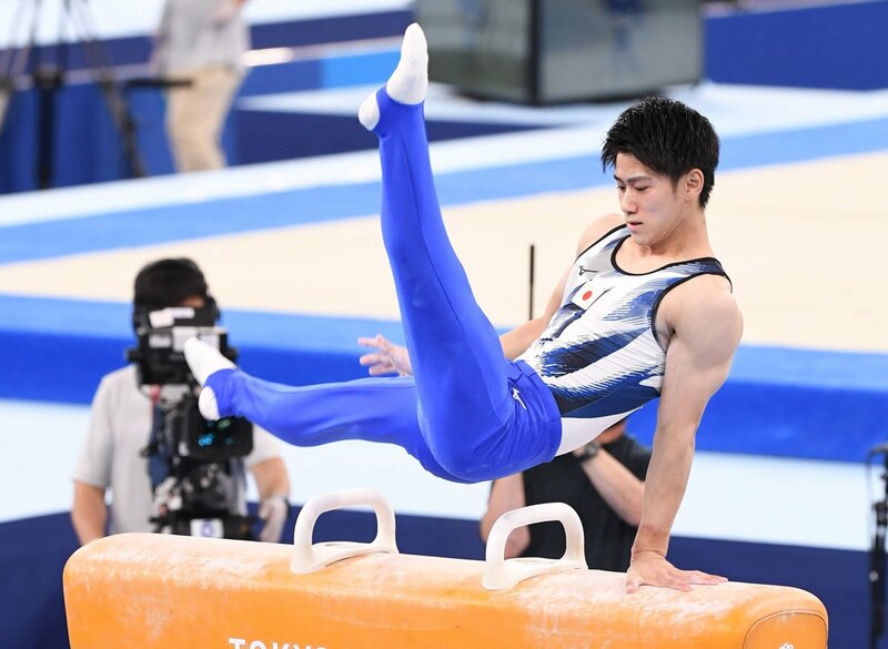  東京五輪・体操の男子個人総合で金メダルを獲得した橋本大輝