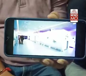 被害者が見せられたタイムマシン（インディア・トゥデーのユーチューブチャンネルから）