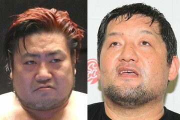 諏訪魔（左）と石川修司