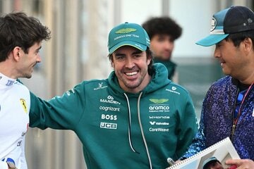 アストンマーティンのフェルナンド・アロンソ（カメラ・秋山昌輝）