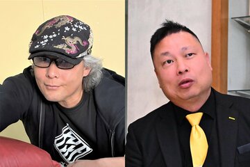 TAJIRI(左)と筑前りょう太