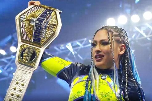 WWE】ジュリア スマックダウン昇格6週間でUS王座奪取！ サウジの