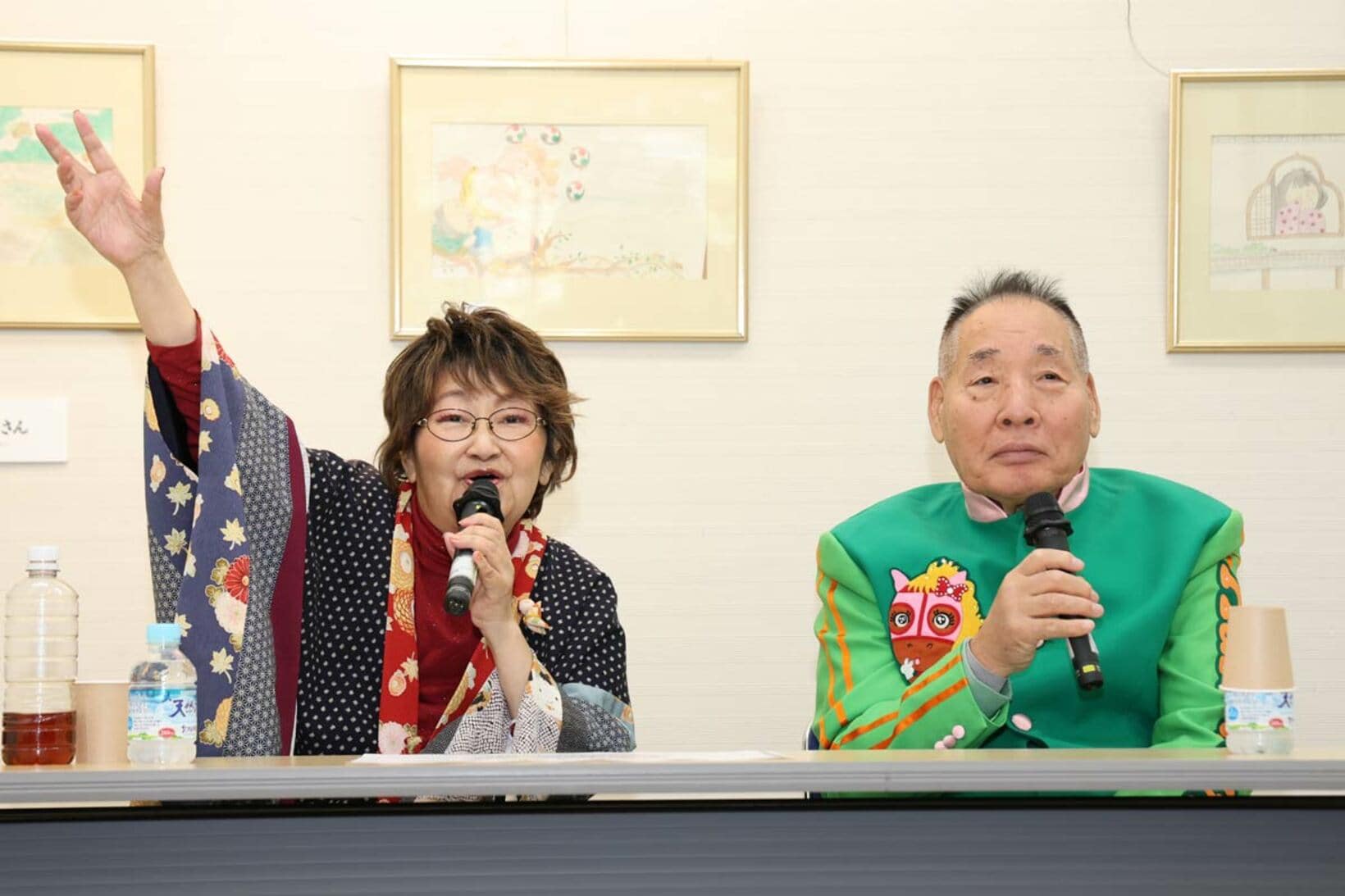 仲の良さが伝わってくる宮川大助・花子